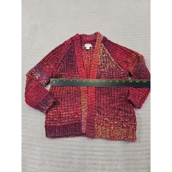 Gymboree Sweater Babygirls 2T Chunky Knit Open Front Cardigan - Picture 3 of 7